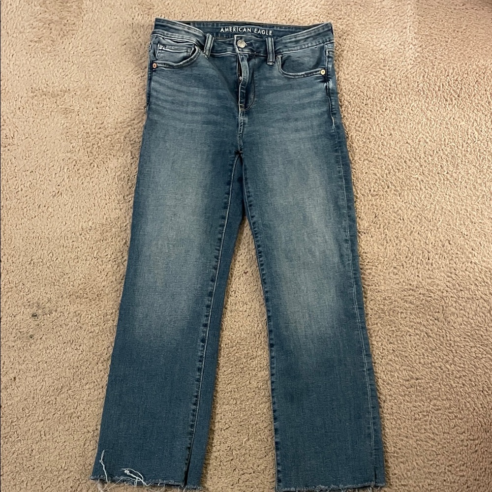 American Eagle Outfitters Women's Cropped Denim Jeans